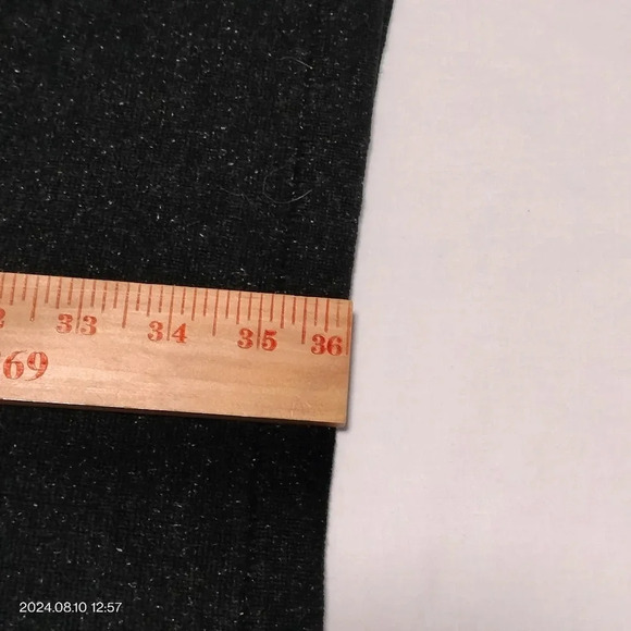 J. Jill Dark Gray Silk and Cotton Knit Dress with pockets - Picture 10 of 11